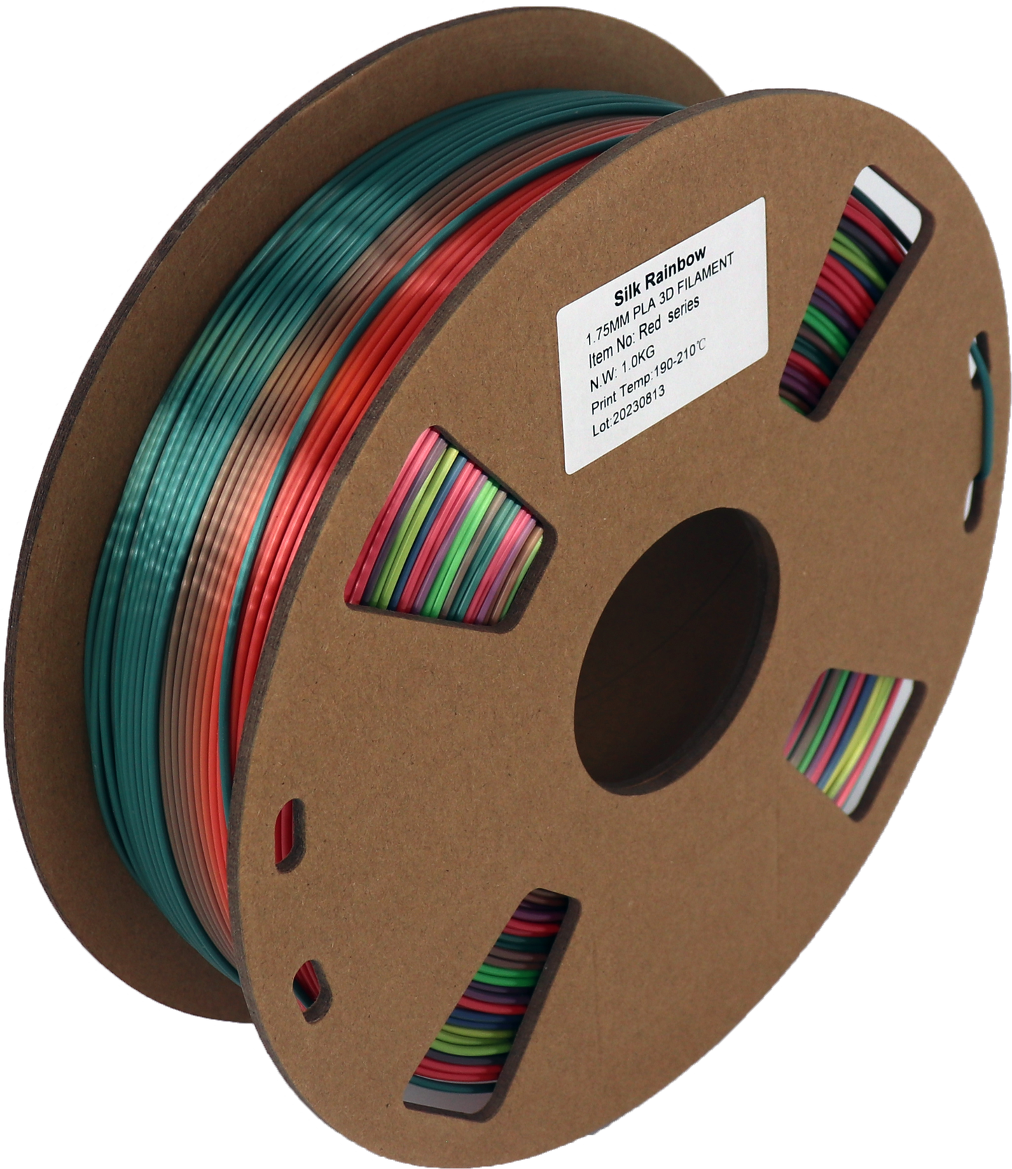 PS Imports PLA 1.75mm x Rainbow Silk Rainbow-Red Series